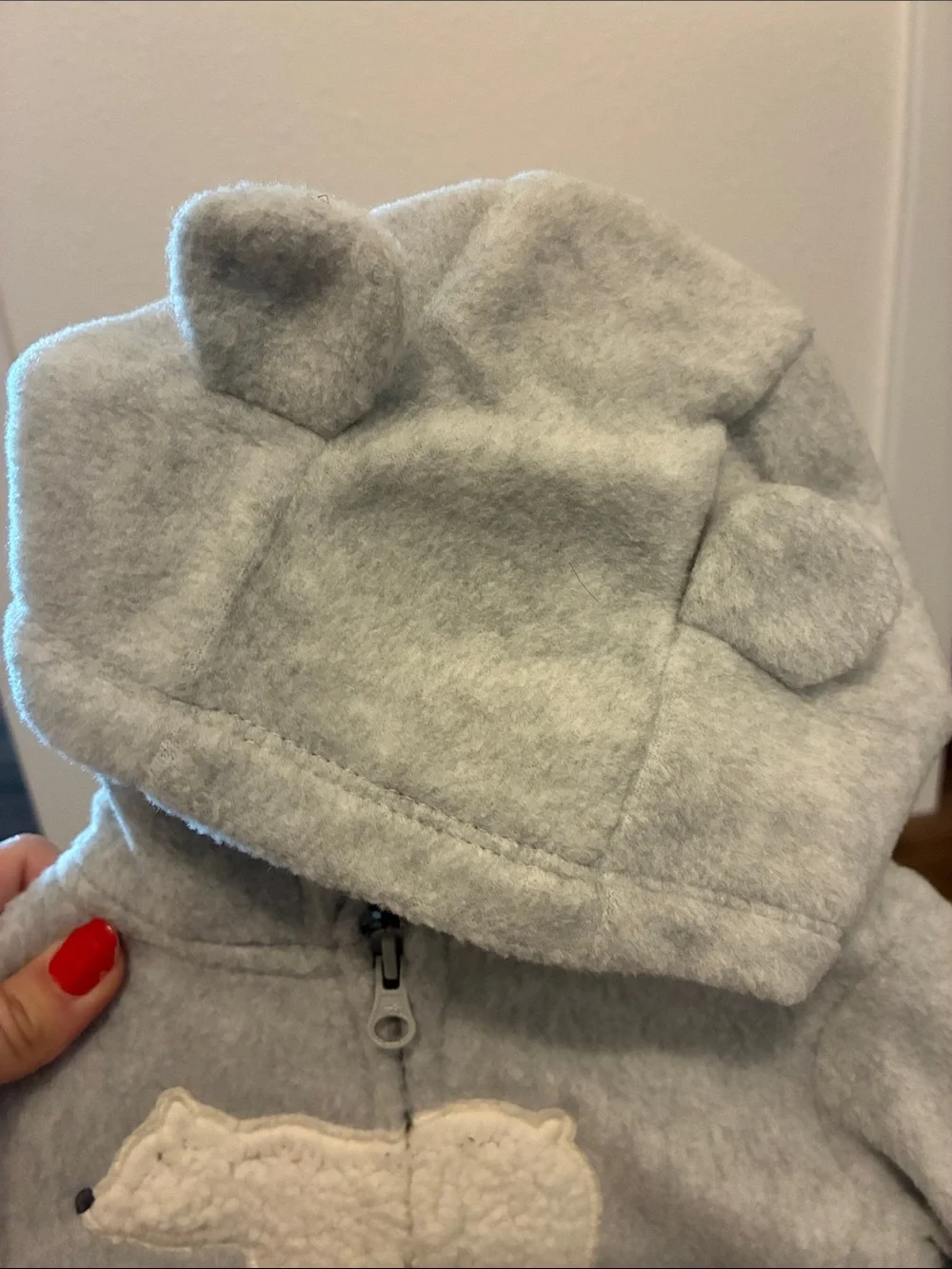 Carter Baby Boy 3 Piece Outfit. Gray & white Polar Bear. 12 month. New!